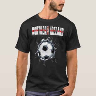 Nordirland Fußball-Fans - Fußball in Ketten T-Shirt