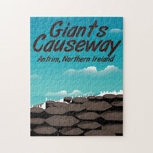 Nordirland Giants Causeway Reiseplakat (Vertikal)