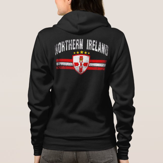 Nordirland Hoodie (Rückseite)