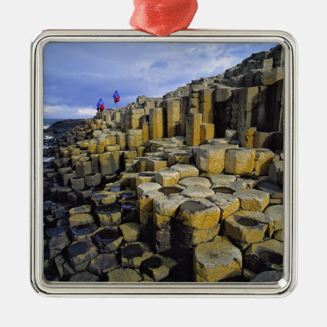 Nordirland, Landkreis Antrim, Giant's Silbernes Ornament (Vorne)