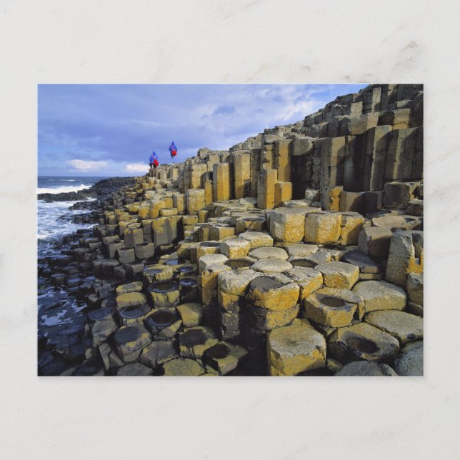 Nordirland, Landkreis Antrim, Riesen Postkarte (Vorderseite)