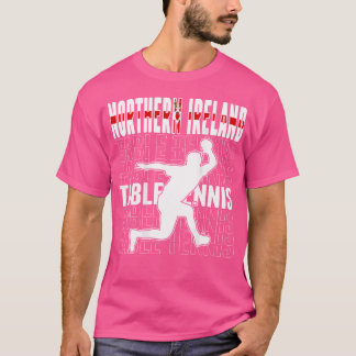 Nordirland Tischtennis Fans Nordirland T-Shirt