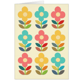 Nordische Art-Stämme und mit Blumen