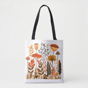 Nordische Blumen-Tasche Tasche