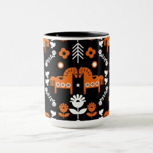 Nordische Data Horse-Wohngestaltung Tasse