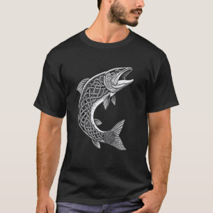 Nordische Fischfang-Legende u2013 Wikinger-Knotenf T-Shirt