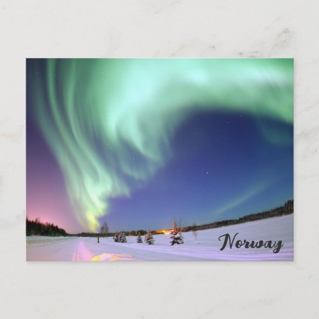Nordische Foto Nordic Travel Postkarte (Vorderseite)