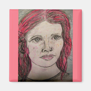 Nordische Frau Magnet