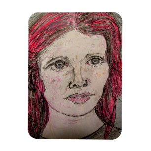 Nordische Frau Magnet