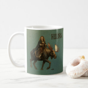 Nordische Huldra-Wald-Frau Kaffeetasse