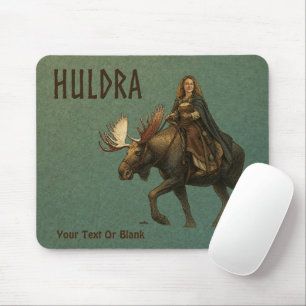 Nordische Huldra-Wald-Frau Mousepad