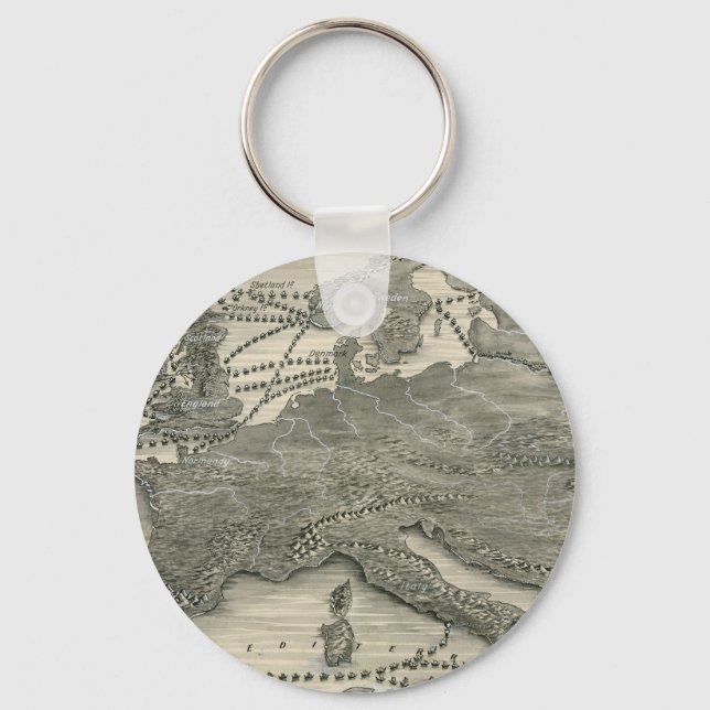 Nordische Invasionen Schlüsselanhänger (Vorderseite)