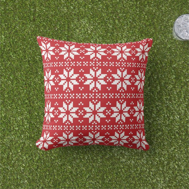 Nordische Muster - Weihnachten Kissen (Golfball-Marker)