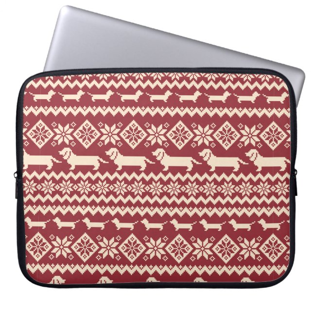 Nordische Musterbeispiel Laptopschutzhülle (Vorderseite)