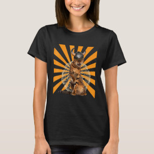 Nordische Mythologie Katzen Runen Wikinger T-Shirt