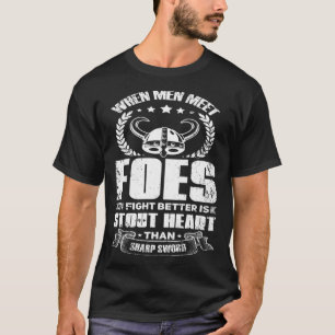 Nordische Mythologie Wikinger-Workout Tapferes Her T-Shirt