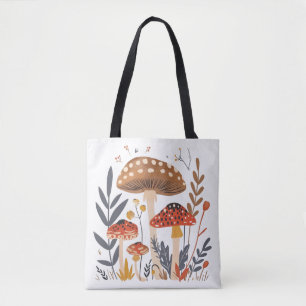 Nordische Pilze Tragetasche Tasche