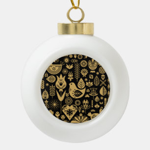 Nordische skandinavische Weihnachtsdekorationen Keramik Kugel-Ornament