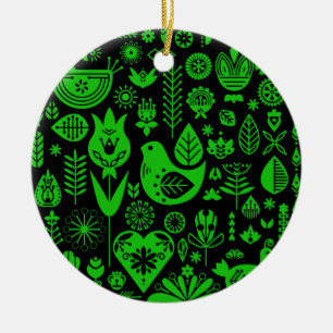 Nordische skandinavische Weihnachtsdekorationen Keramik Ornament