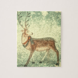 Nordische Vintage Skandinavische Weihnachtsrentier