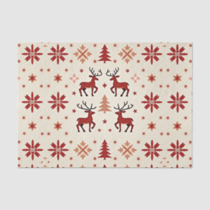 Nordische Weihnachten Seidenpapier