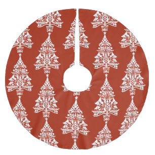 Nordische Weihnachtsdekorationen Polyester Weihnachtsbaumdecke