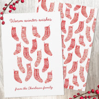 Nordische Weihnachtsfeiertage Weihnachten Strumpf