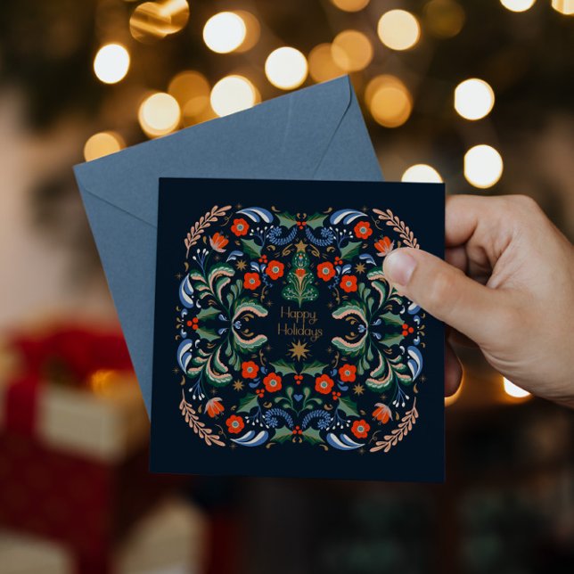 Nordische Weihnachtsgrüße Karte (Von Creator hochgeladen)