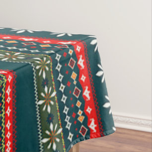 Nordische Weihnachtsmuster Tischdecke
