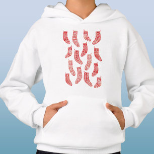 Nordische WeihnachtsStrümpfe Hoodie