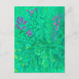 Nordische Wildblumen Sommerliche Blume Blumenmuseu Postkarte