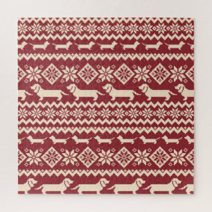 Nordischer Hund: Quirky Illustrationsmuster.