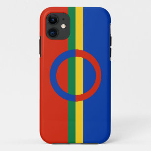 Nordischer Kreis-rotes Blau auf Farbstreifen title_seo2