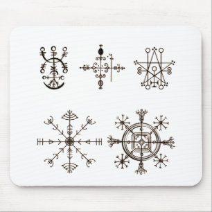 NORDISCHER RUNE-SYMBOLISMUS MOUSEPAD