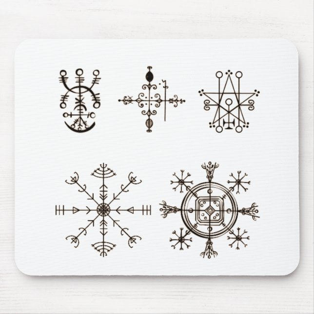 NORDISCHER RUNE-SYMBOLISMUS MOUSEPAD (Vorne)