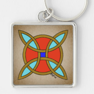 Nordischer Schutz vor Hexerei oder Hexenknochen Schlüsselanhänger