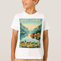 Nordischer Sommer – Vintage Skandinavische Fjordre