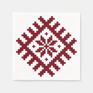 Nordischer Stern Serviette