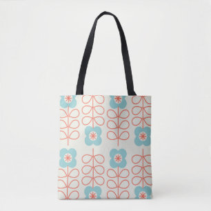 Nordischer Stil geometrisches florales Vintage. Tasche
