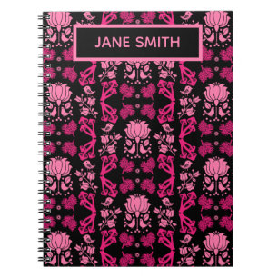 Nordischer Waldpilz-Volkskunst Notizblock