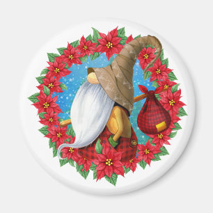 Nordischer Weihnachtszwerg Magnet