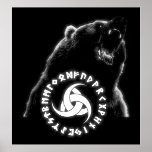 Nordisches Bärn-Plakat Poster