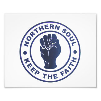 Nordisches Soul Behalte die Glaubenslogans und das Fotodruck