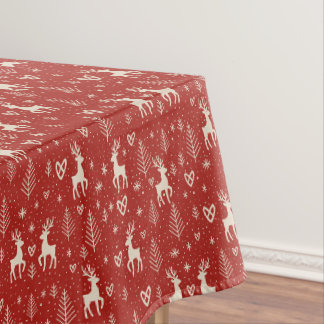 Nordisches Weihnachtsren Tischdecke