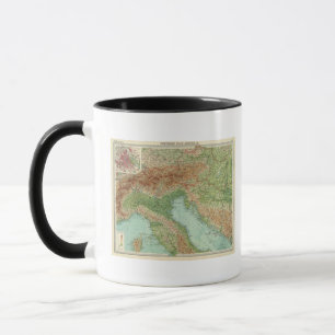 Norditalien, Österreich, und c Tasse