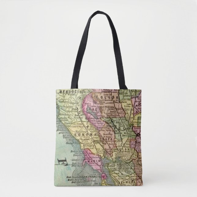 Nordkalifornien Weinland Tasche (Vorderseite)