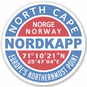 NORDKAPP AUFKLEBER