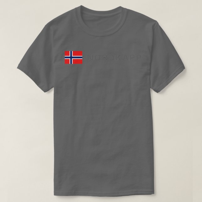 Nordkapp Northcape Norway T-Shirt (Design vorne)