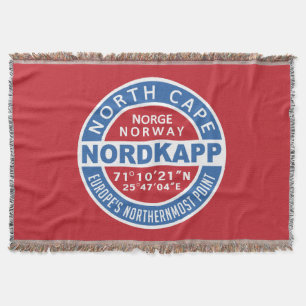 NORDKAPP Norvège jeter la couverture