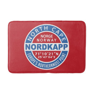 NORDKAPP Norwegen Badematten